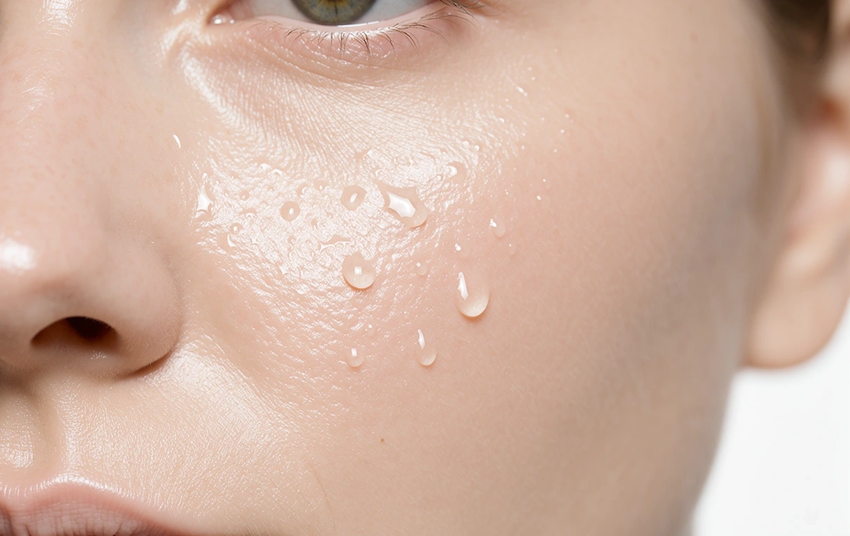 Skin hydration detail